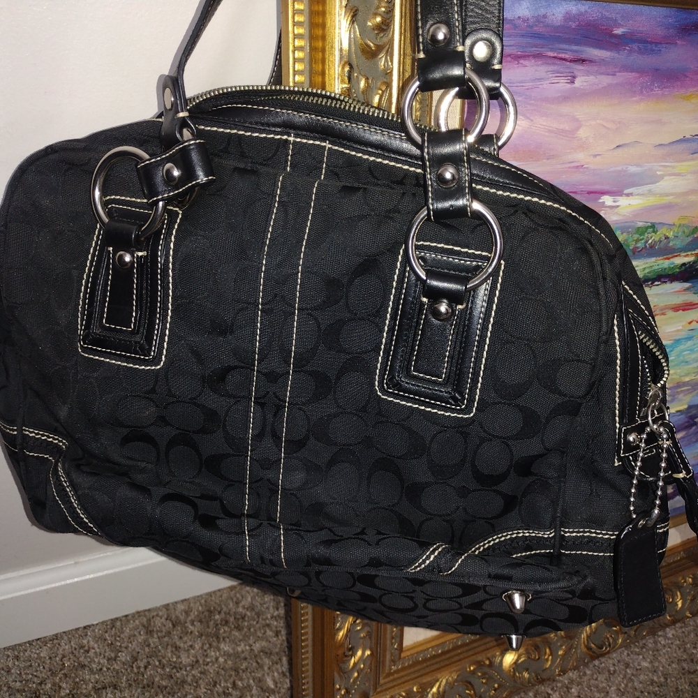 Coach Soho Signature Large Satchel